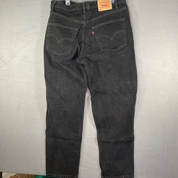 Levi's 550 Relaxed Fit Jeans Men's W38 L32 Black Made In Canada Denim Pants - Picture 1 of 9